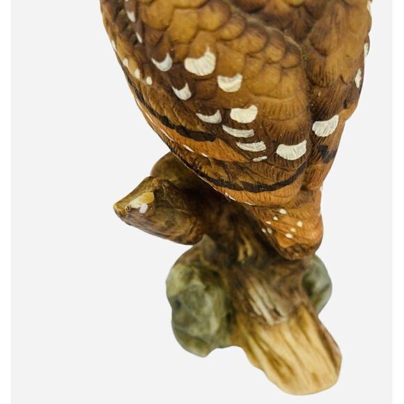 Vintage 1982 Richardsons Owl John James Audubon Porcelain Figurine Hand Painted - Picture 7 of 10